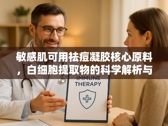 敏感肌可用祛痘凝胶核心原料，白细胞提取物的科学解析与优势