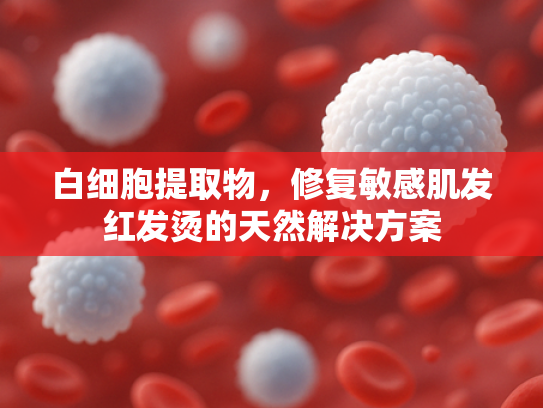 白细胞提取物，修复敏感肌发红发烫的天然解决方案