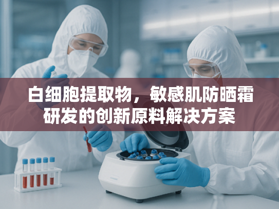 白细胞提取物，敏感肌防晒霜研发的创新原料解决方案