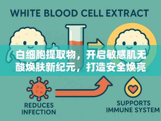 白细胞提取物，开启敏感肌无酸焕肤新纪元，打造安全焕亮新方案