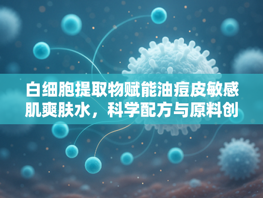 白细胞提取物赋能油痘皮敏感肌爽肤水，科学配方与原料创新解析
