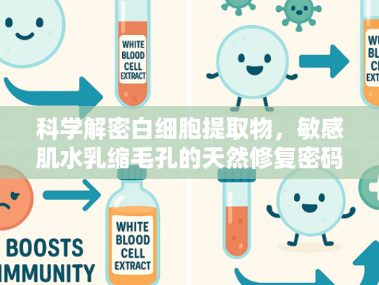 科学解密白细胞提取物，敏感肌水乳缩毛孔的天然修复密码