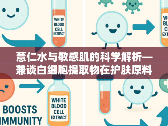 薏仁水与敏感肌的科学解析—兼谈白细胞提取物在护肤原料中的应用