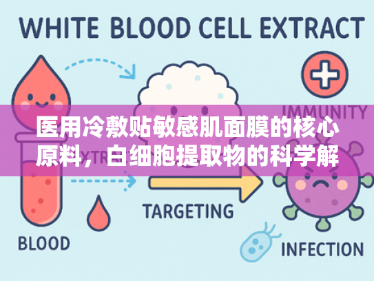 医用冷敷贴敏感肌面膜的核心原料，白细胞提取物的科学解析与应用前景
