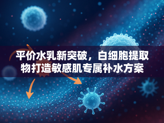 平价水乳新突破，白细胞提取物打造敏感肌专属补水方案