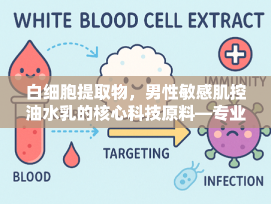 白细胞提取物，男性敏感肌控油水乳的核心科技原料—专业原料批发深度解读