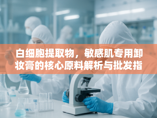 白细胞提取物，敏感肌专用卸妆膏的核心原料解析与批发指南