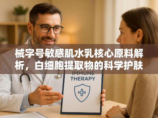 械字号敏感肌水乳核心原料解析，白细胞提取物的科学护肤价值