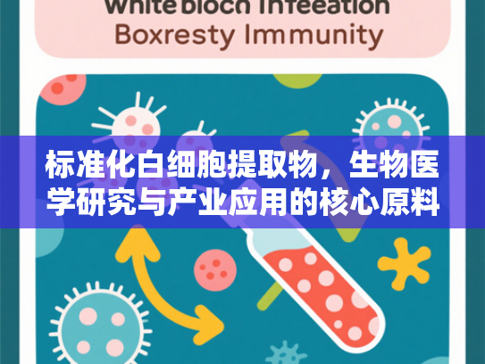 标准化白细胞提取物，生物医学研究与产业应用的核心原料解析