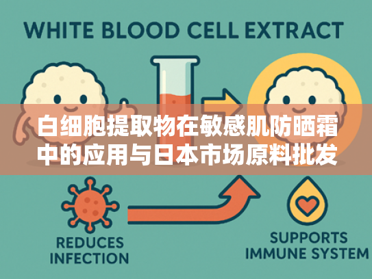 白细胞提取物在敏感肌防晒霜中的应用与日本市场原料批发优势