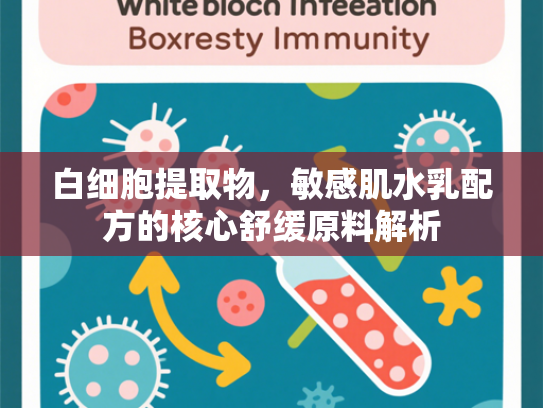 白细胞提取物，敏感肌水乳配方的核心舒缓原料解析