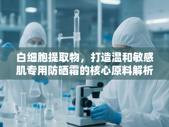 白细胞提取物，打造温和敏感肌专用防晒霜的核心原料解析