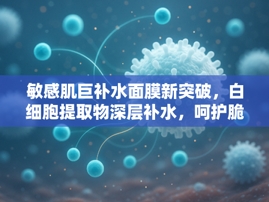 敏感肌巨补水面膜新突破，白细胞提取物深层补水，呵护脆弱肌底