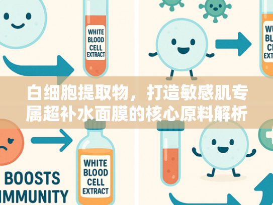 白细胞提取物，打造敏感肌专属超补水面膜的核心原料解析