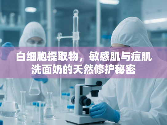 白细胞提取物，敏感肌与痘肌洗面奶的天然修护秘密