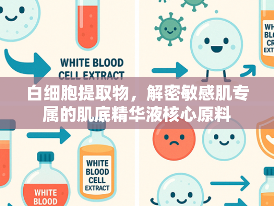 白细胞提取物，解密敏感肌专属的肌底精华液核心原料