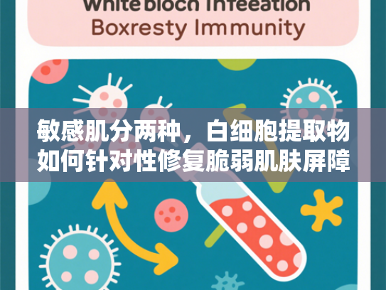 敏感肌分两种，白细胞提取物如何针对性修复脆弱肌肤屏障