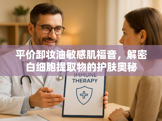 平价卸妆油敏感肌福音，解密白细胞提取物的护肤奥秘
