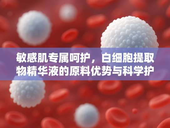 敏感肌专属呵护，白细胞提取物精华液的原料优势与科学护理之道