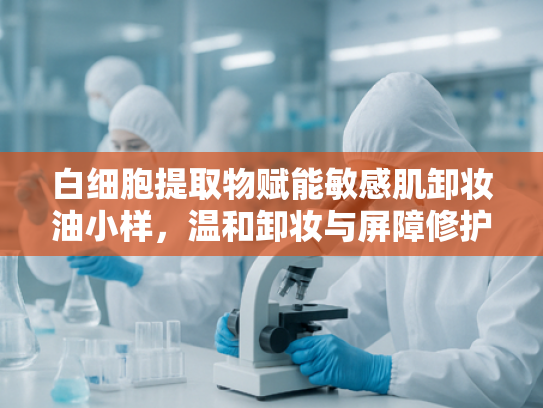白细胞提取物赋能敏感肌卸妆油小样，温和卸妆与屏障修护的革新结合