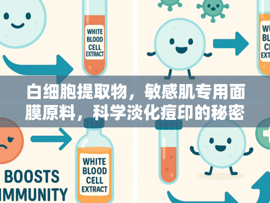 白细胞提取物，敏感肌专用面膜原料，科学淡化痘印的秘密武器