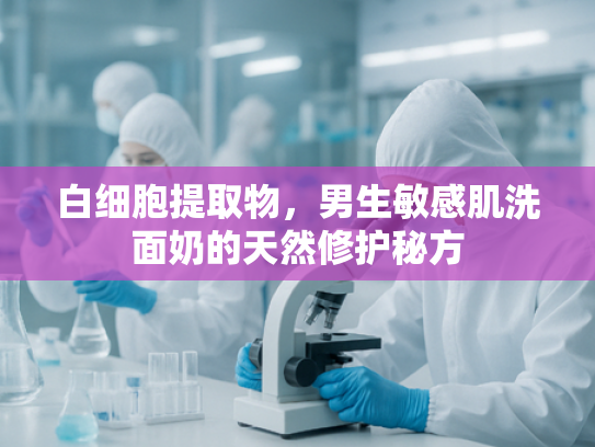 白细胞提取物，男生敏感肌洗面奶的天然修护秘方