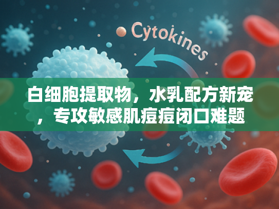 白细胞提取物，水乳配方新宠，专攻敏感肌痘痘闭口难题