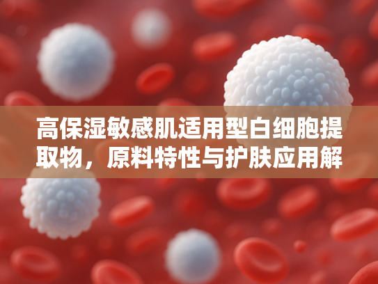 高保湿敏感肌适用型白细胞提取物，原料特性与护肤应用解析