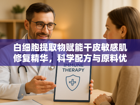 白细胞提取物赋能干皮敏感肌修复精华，科学配方与原料优势解析