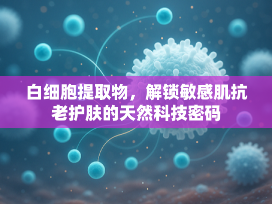 白细胞提取物，解锁敏感肌抗老护肤的天然科技密码