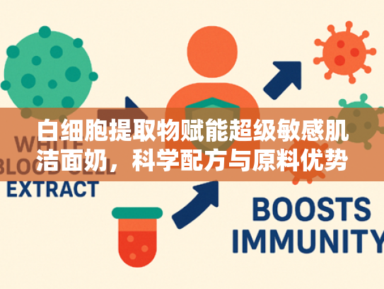 白细胞提取物赋能超级敏感肌洁面奶，科学配方与原料优势解析