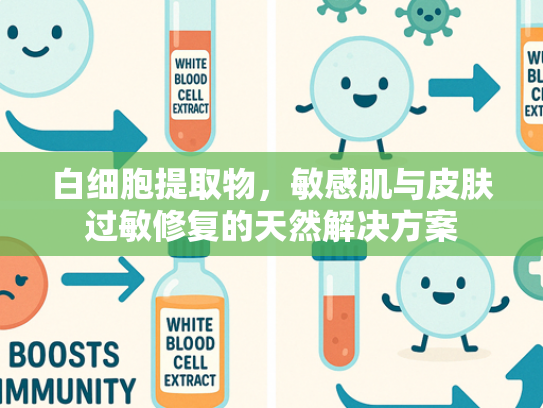 白细胞提取物，敏感肌与皮肤过敏修复的天然解决方案