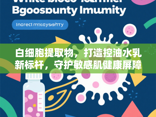 白细胞提取物，打造控油水乳新标杆，守护敏感肌健康屏障