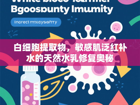 白细胞提取物，敏感肌泛红补水的天然水乳修复奥秘