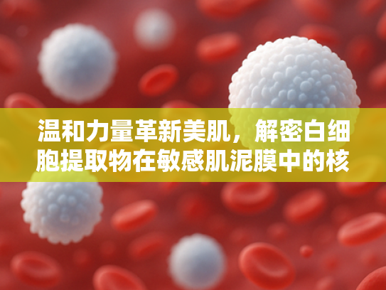 温和力量革新美肌，解密白细胞提取物在敏感肌泥膜中的核心应用