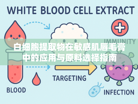 白细胞提取物在敏感肌唇毛膏中的应用与原料选择指南