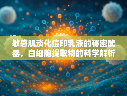 敏感肌淡化痘印乳液的秘密武器，白细胞提取物的科学解析与应用