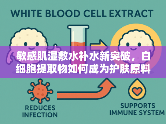 敏感肌湿敷水补水新突破，白细胞提取物如何成为护肤原料新趋势