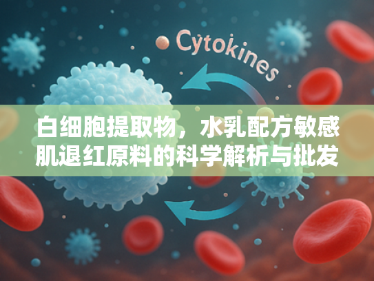 白细胞提取物，水乳配方敏感肌退红原料的科学解析与批发优势