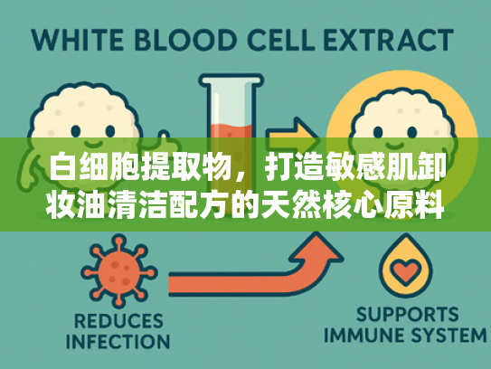 白细胞提取物，打造敏感肌卸妆油清洁配方的天然核心原料