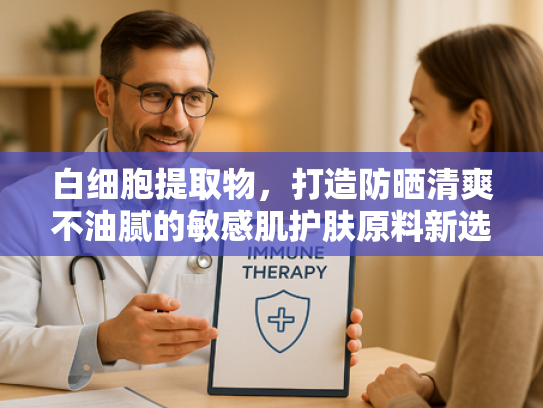 白细胞提取物，打造防晒清爽不油腻的敏感肌护肤原料新选择