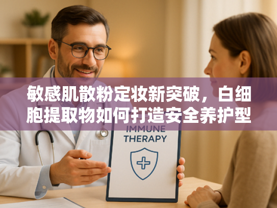 敏感肌散粉定妆新突破，白细胞提取物如何打造安全养护型彩妆原料