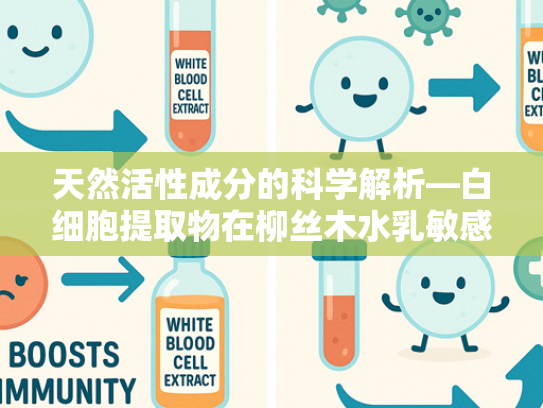 天然活性成分的科学解析—白细胞提取物在柳丝木水乳敏感肌护理中的核心价值