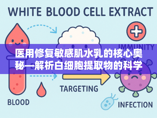 医用修复敏感肌水乳的核心奥秘—解析白细胞提取物的科学力量
