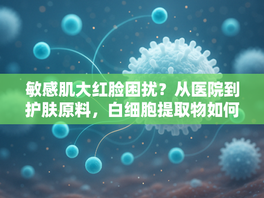 敏感肌大红脸困扰？从医院到护肤原料，白细胞提取物如何成为修复新趋势