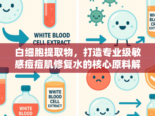 白细胞提取物，打造专业级敏感痘痘肌修复水的核心原料解析与采购指南
