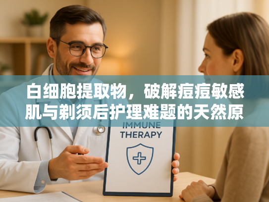 白细胞提取物，破解痘痘敏感肌与剃须后护理难题的天然原料新方案
