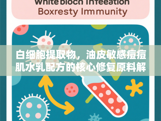 白细胞提取物，油皮敏感痘痘肌水乳配方的核心修复原料解析