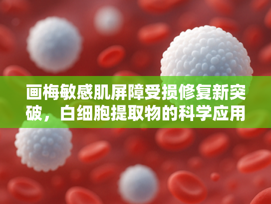 画梅敏感肌屏障受损修复新突破，白细胞提取物的科学应用与原料优势