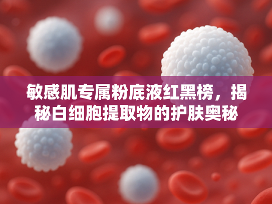 敏感肌专属粉底液红黑榜，揭秘白细胞提取物的护肤奥秘